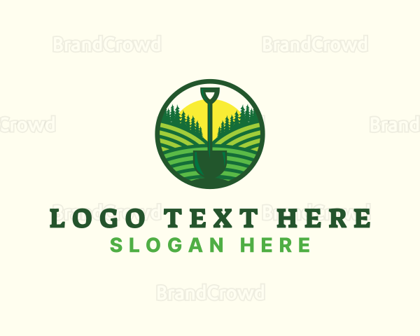 Field Shovel Landscaping Logo