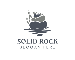 Stone - Peaceful Zen Stone logo design