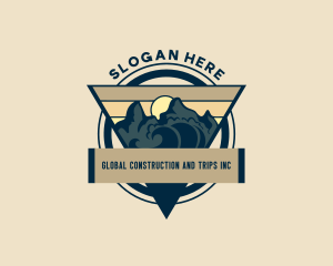 Highland - Mountain Forest Camping logo design