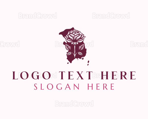 South Korean Rose of Sharon Logo