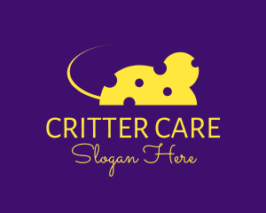 Critter - Cheddar Cheese Mouse logo design