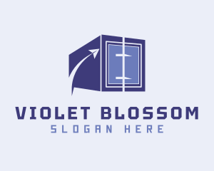 Violet Freight Container logo design