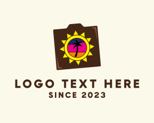 Color - Summer Vacation Camera logo design