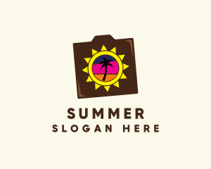 Summer Vacation Camera  logo design