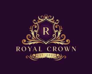 Royalty Monarch Crown logo design