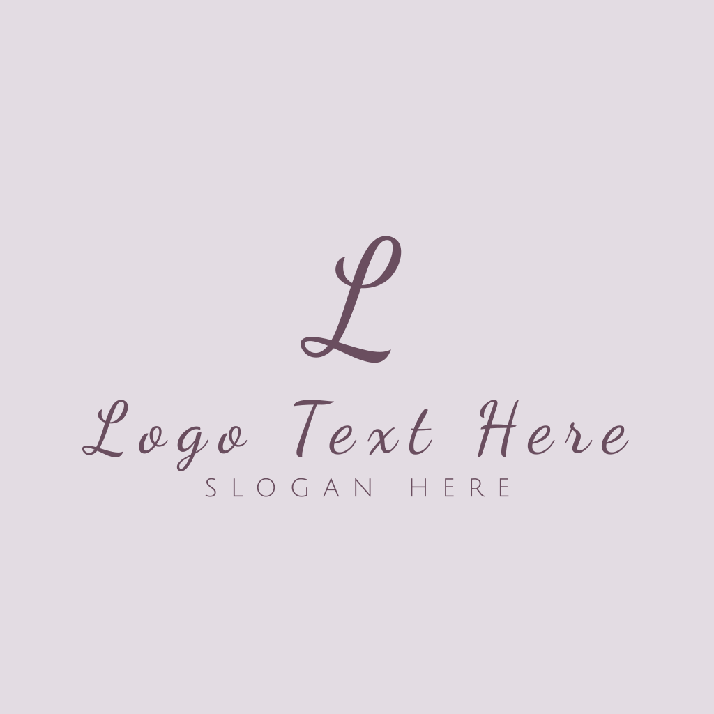 Feminine Cursive Lettermark Logo | BrandCrowd Logo Maker