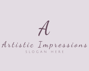 Feminine Cursive Beauty Company logo design