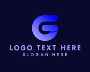 Application - Cyber Firm Letter G logo design