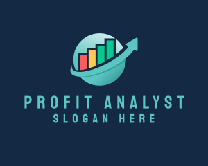 Economist - Investment Stocks Arrow logo design