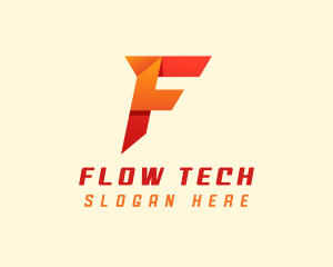 Modern Startup Brand Letter F logo design