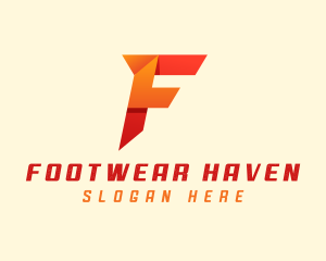 Modern Startup Brand Letter F logo design