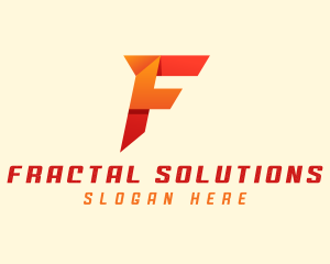 Modern Startup Brand Letter F logo design