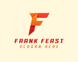 Modern Startup Brand Letter F logo design