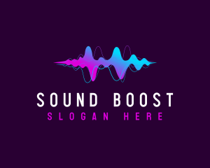 Audio Sound Waves logo design