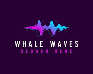 Audio Sound Waves logo design