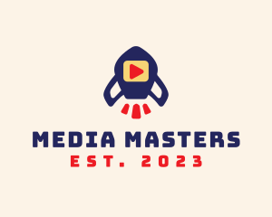 Media - Rocket Media Player logo design