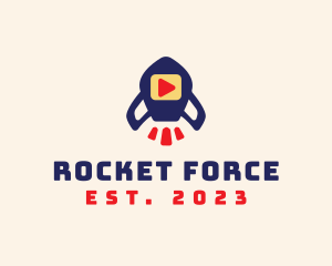 Missile - Rocket Media Player logo design