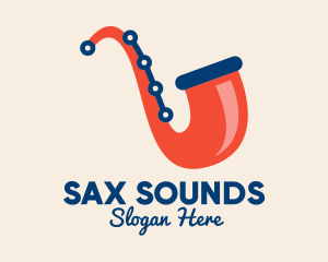 Sax - Modern Jazz Saxophone logo design