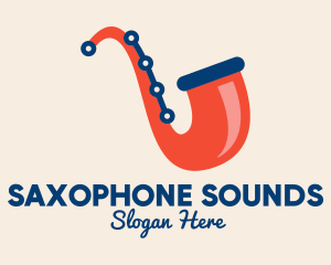 Saxophone - Modern Jazz Saxophone logo design