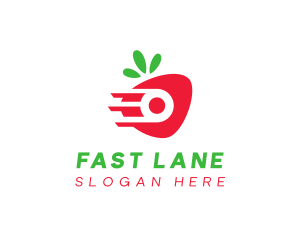 Fast Fruit Delivery logo design