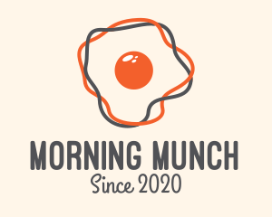 Brunch - Egg Sunny Side Up logo design