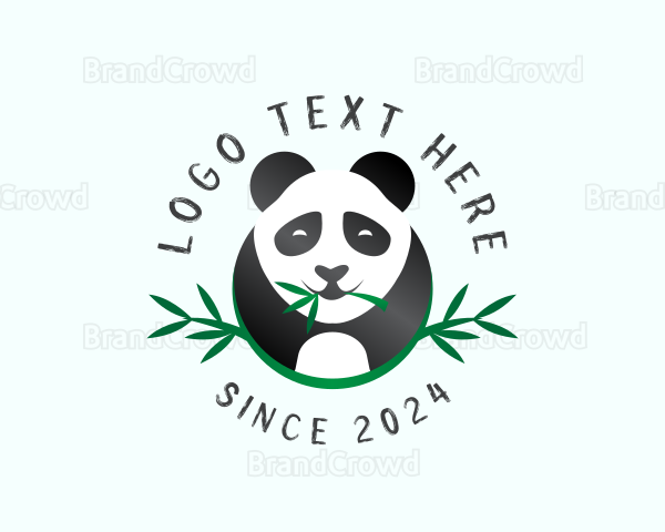 Panda Bear Animal Logo