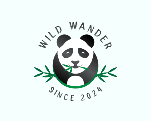 Panda Bear Animal logo design