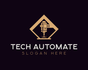Automation - Laser Fabrication Engraving logo design