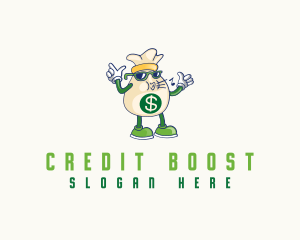 Credit - Cartoon Money Sack logo design