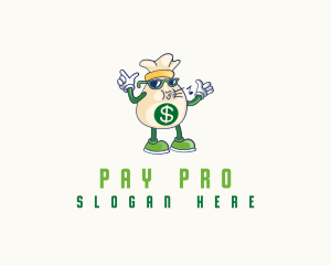 Payment - Cartoon Money Sack logo design