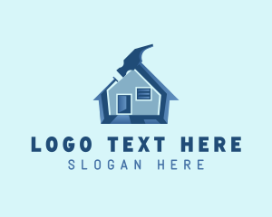 Roofing - House Hammer Tools logo design