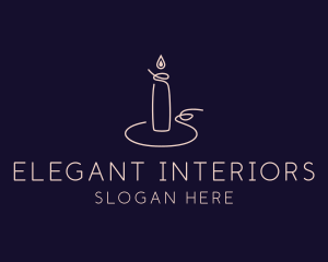 Candle Lighting Spa logo design