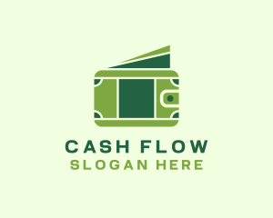 Cash Money Wallet logo design