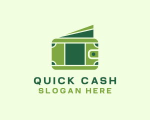Cash - Cash Money Wallet logo design