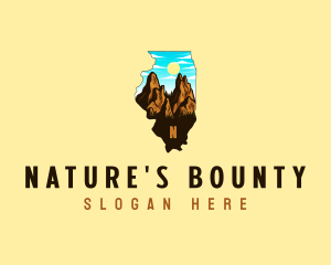 Mountain Nature Illinois logo design