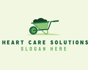 Lawn Garden Wheelbarrow logo design