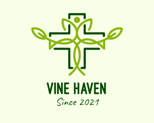 Green Herbal Medicine  logo design