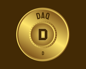 Gold Coin Finance Lettermark logo design
