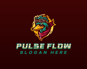 Pilot Duck Gaming logo design