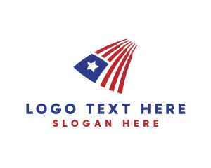 Politician - Liberia Country Flag logo design