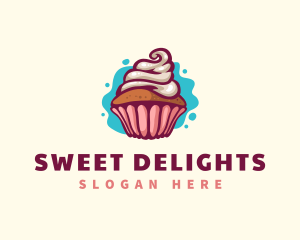  Cupcake Pastry Bakery logo design