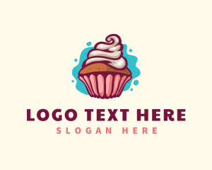  Cupcake Pastry Bakery Logo