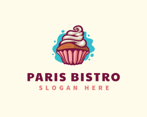  Cupcake Pastry Bakery logo design