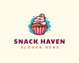  Cupcake Pastry Bakery logo design