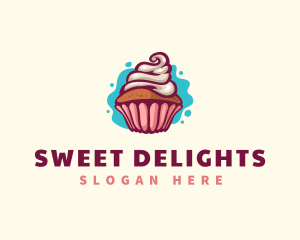  Cupcake Pastry Bakery logo design