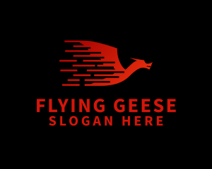 Fast Flying Dragon logo design