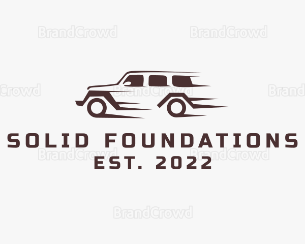 Fast Off Road Car Logo