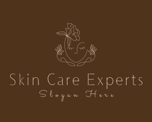 Floral Feminine Beauty Spa logo design