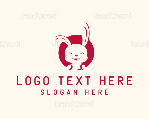 Rabbit Pet Veterinary Logo