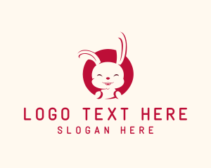 Pet Shop - Rabbit Pet Veterinary logo design